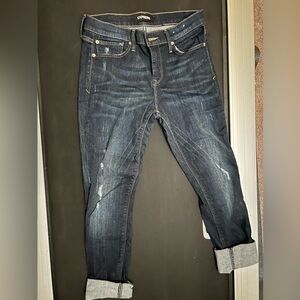 Express Cuffed ankle jeans